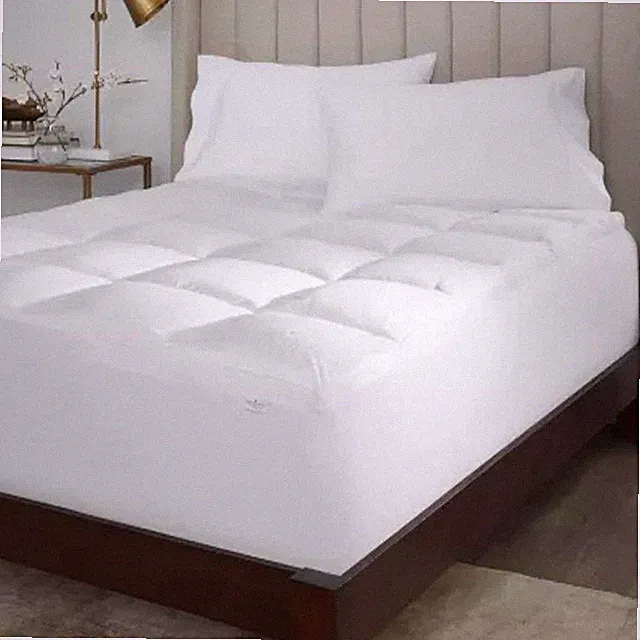 Fieldcrest Pillow Top Waterproof Mattress Topper -Queen