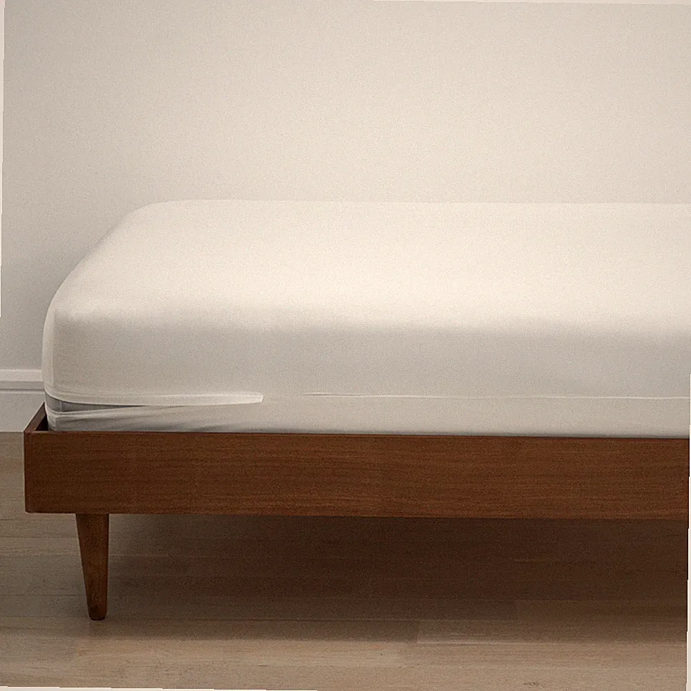 Organic Cotton Sateen Mattress/Box Spring Protector - 9 in., Twin...