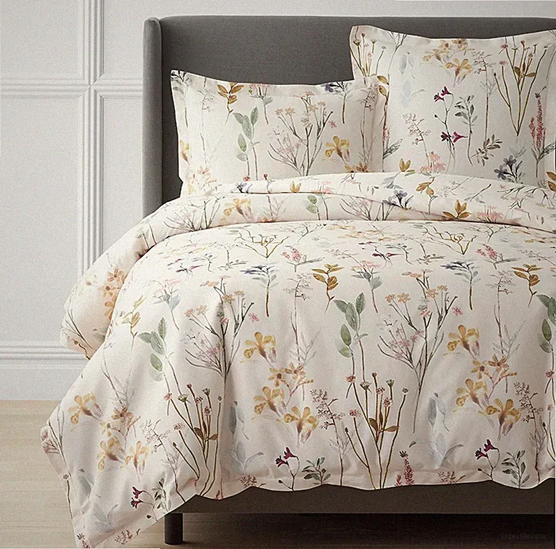 Peyton Premium Smooth Sateen Duvet Cover - Multi, Full/Queen