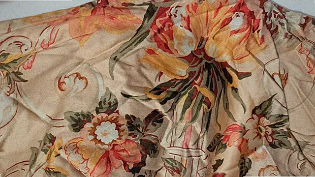 Ralph Lauren Guinevere Floral Queen Bed skirt Cotton sateen New