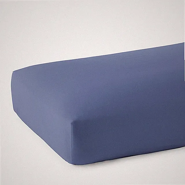 TheCompany Store Supima Cotton Wrinkle-Free Sateen Fitted BedSheet-No ImportFees