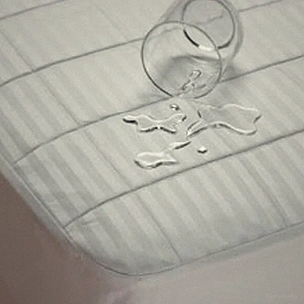 Waterproof Sateen Cotton Fitted Mattress Pad by Bargoose Home